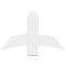 Ekena Millwork Bellingham Architectural Grade PVC Gable Bracket, 36"W x 22 1/2"H x 6"D x 6"F, 15/12 Pitch GBP036X23X0606BEL00 - alternate 5